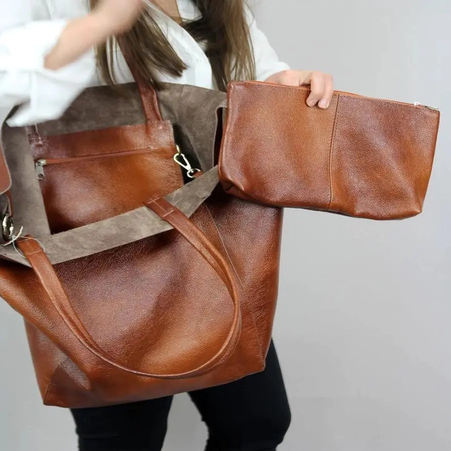 Leather Hand Tote Bags
