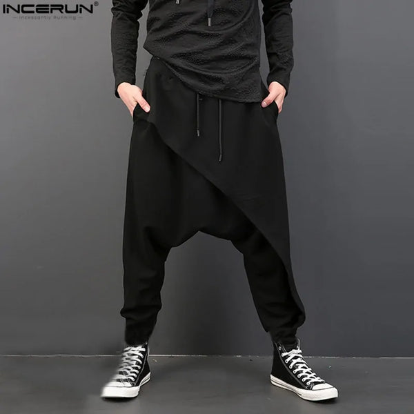 2021 INCERUN Cool Mens Gothic Punk Style