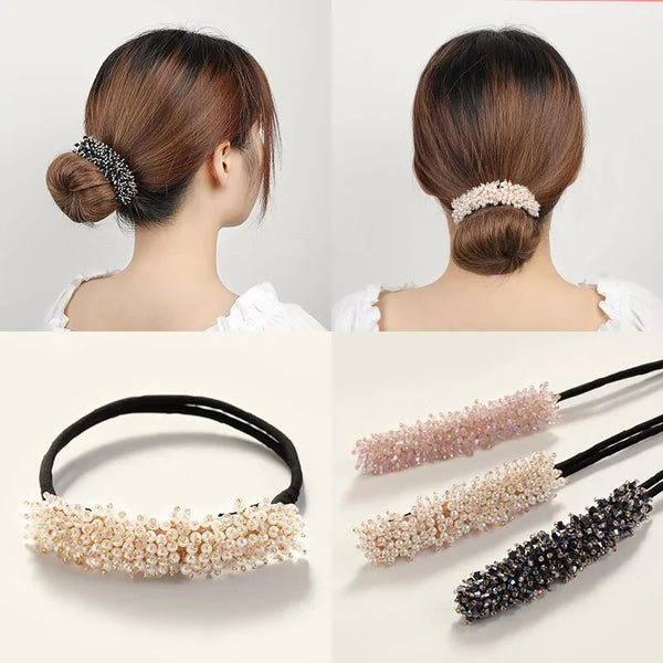 Fashion Rhinestone DIY Hair Style Making Tools Floral Korean Style